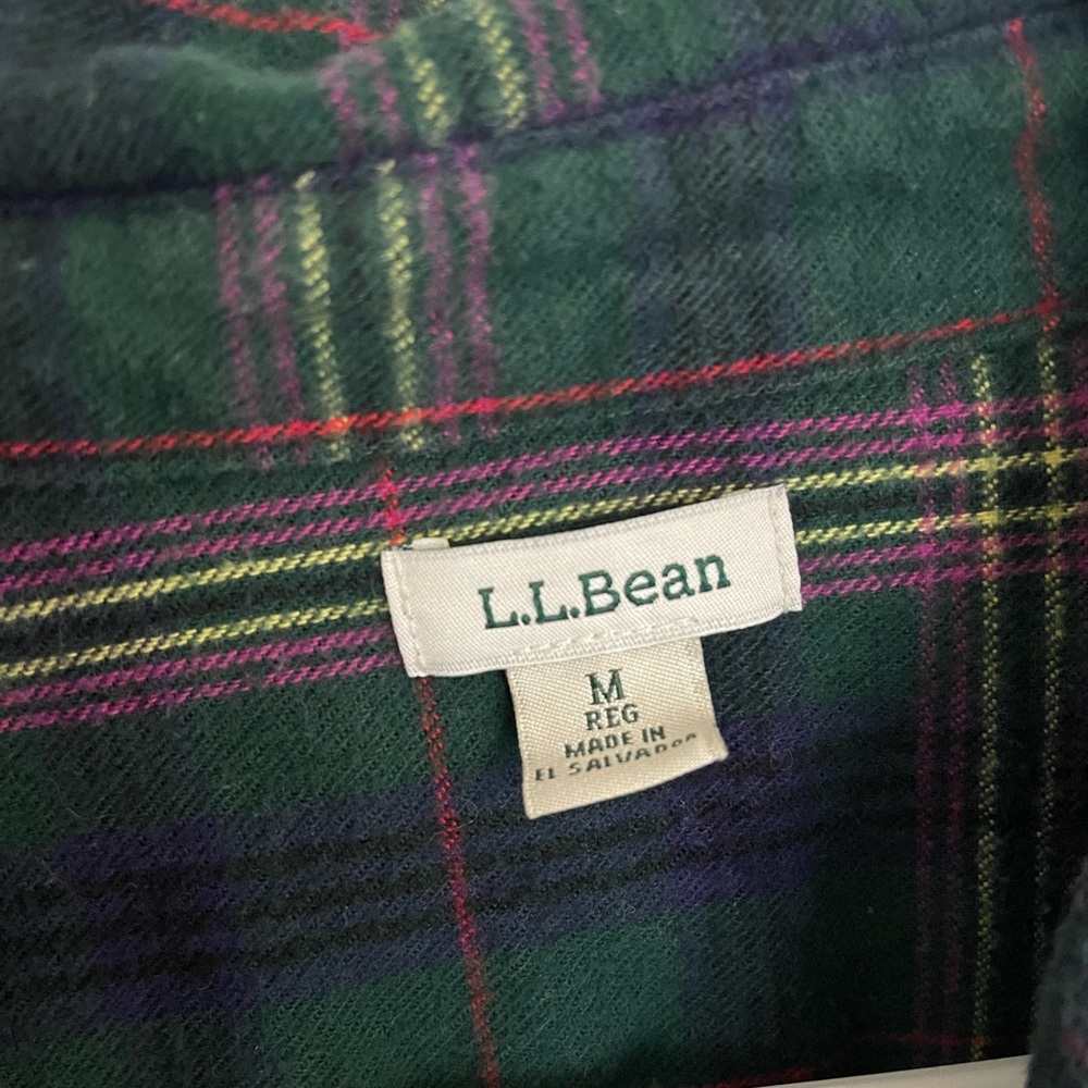 LLBean Flannel - Picture 3 of 3